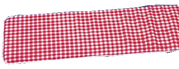 Sitzpolster für Festzeltbank (2 Stück) Rot/Weiß